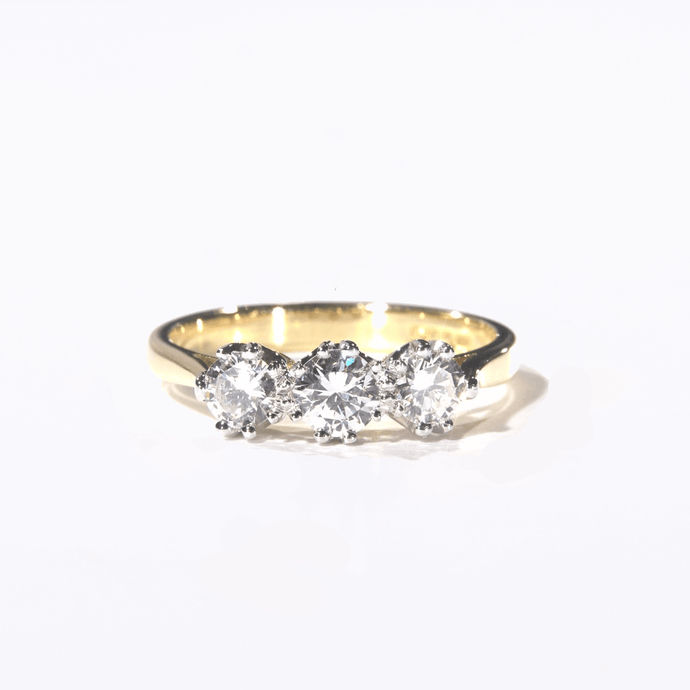 Diamond Three Stone Ring