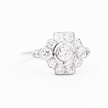 Load image into Gallery viewer, Diamond Halo Ring Corrigan Jewels
